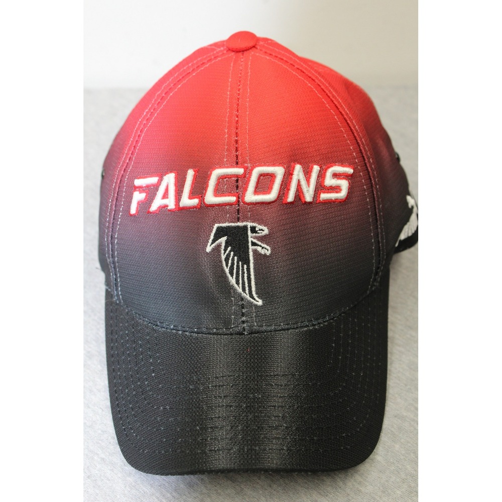 Puma Hat Mens OS Red Black Atlanta Falcons NFL Pro Line Gradient Baseball Cap